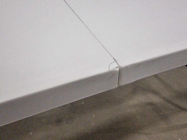 RESIGILAT: Masa dreptunghiulara pliabila multifunctionala, 180x70x74cm, alba - Image 3