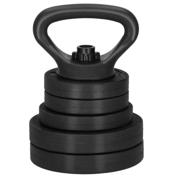 Súlyzóvá, kettlebellé, súlyzóvá alakítható többfunkciós súlykészlet, összesen 19 kg - Image 9