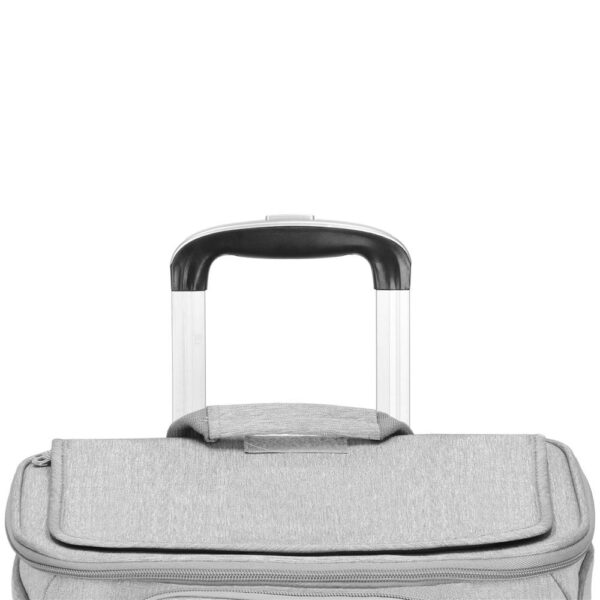 Állatszállító kocsi, dupla 2 külön rekesszel, maximum 22 kg, 55x34x26 cm, szürke - Image 13
