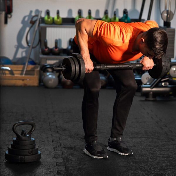 Súlyzóvá, kettlebellé, súlyzóvá alakítható többfunkciós súlykészlet, összesen 19 kg - Image 22