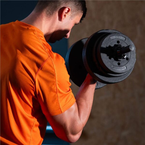 Súlyzóvá, kettlebellé, súlyzóvá alakítható többfunkciós súlykészlet, összesen 19 kg - Image 28