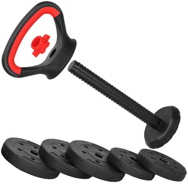Kettlebell állítható súlyzó 10kg fekete - Image 2