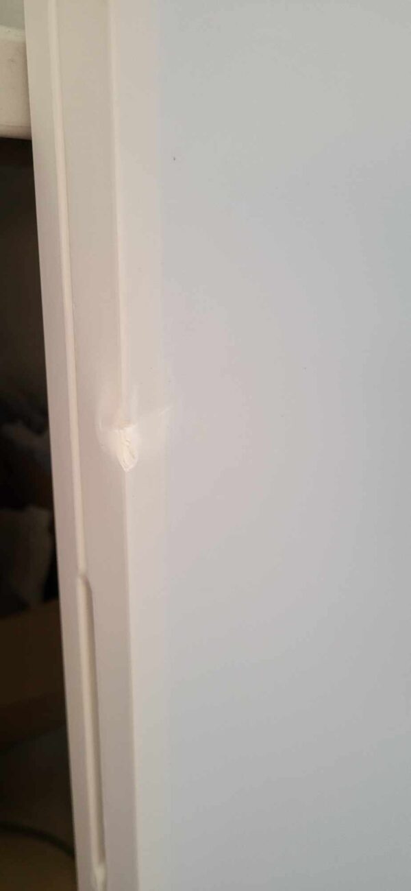 ÚJRACSOMAGOLT TERMÉK: Többfunkciós összecsukható téglalap alakú asztal, 180x70x74cm, fehér - Image 3