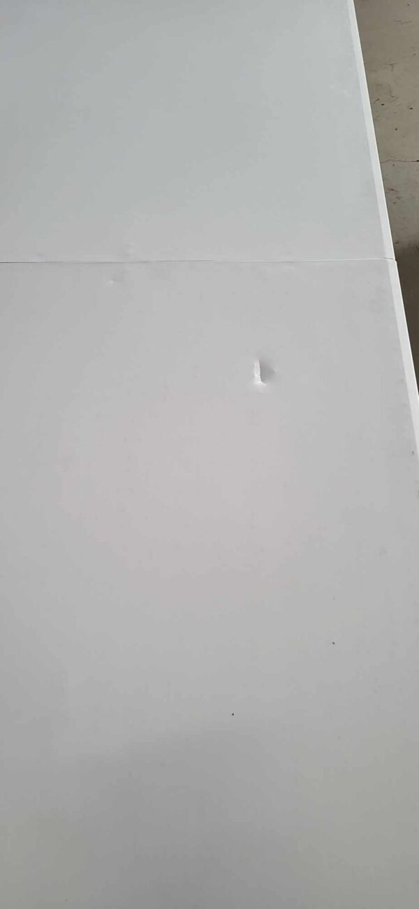RESIGILAT: Masa dreptunghiulara pliabila multifunctionala, 180x70x74cm, alba - Image 3