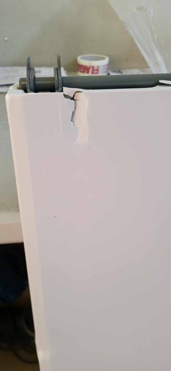 ÚJRACSOMAGOLT TERMÉK: Többfunkciós összecsukható téglalap alakú asztal, 180x70x74cm, fehér - Image 6