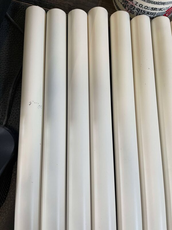 RESIGILAT: SONGMICS Raft de haine cu bara dubla pentru umerase, 2 polite, incarcare 70 kg, 114x45x171cm, alb - Image 4