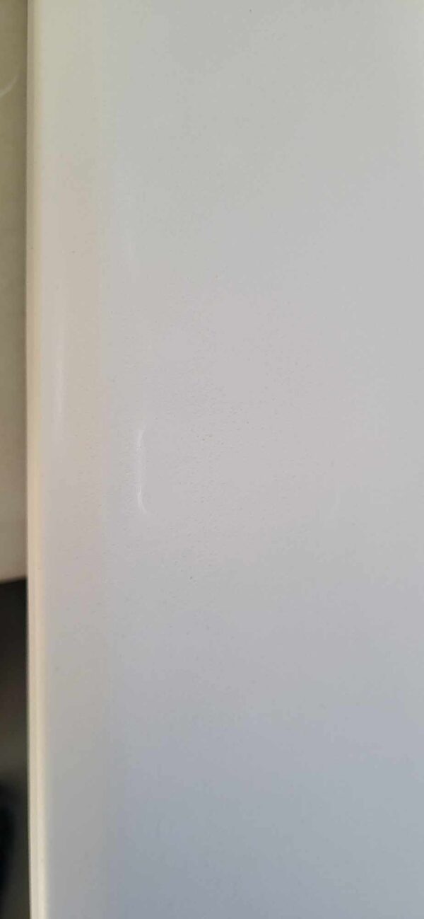 ÚJRACSOMAGOLT TERMÉK: Többfunkciós összecsukható téglalap alakú asztal, 180x70x74cm, fehér - Image 3