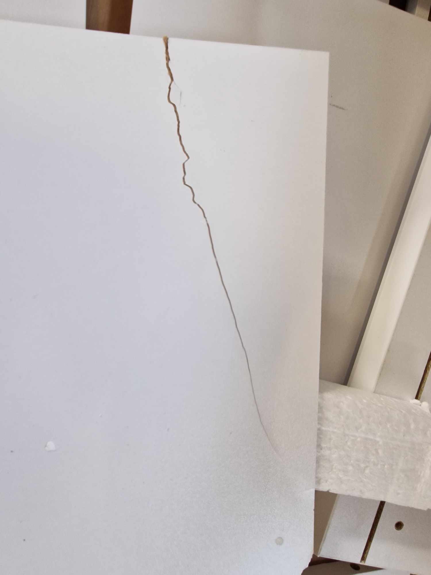 ÚJRACSOMAGOLT TERMÉK: VASAGLE MDF éjjeliszekrény LED világítással, állítható színek és intenzitás, 35x40x55 cm, fehér - Image 2