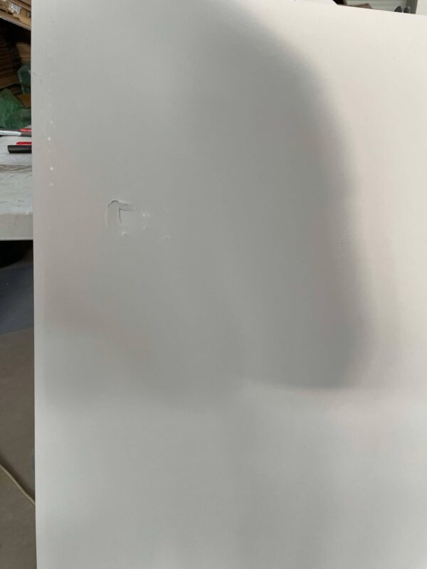 ÚJRACSOMAGOLT TERMÉK: Többfunkciós összecsukható téglalap alakú asztal, 180x70x74cm, fehér - Image 3
