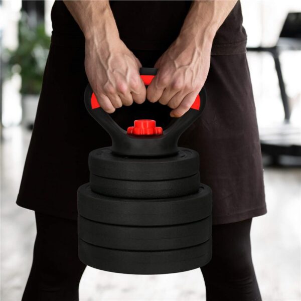 Kettlebell állítható súlyzó 10kg fekete - Image 4