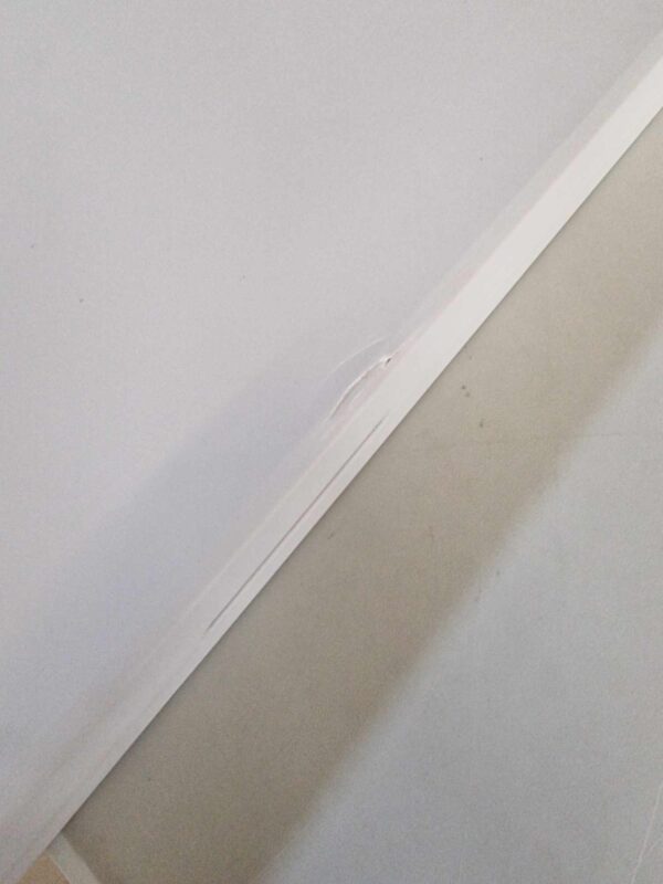 ÚJRACSOMAGOLT TERMÉK: Többfunkciós összecsukható téglalap alakú asztal, 180x70x74cm, fehér - Image 4
