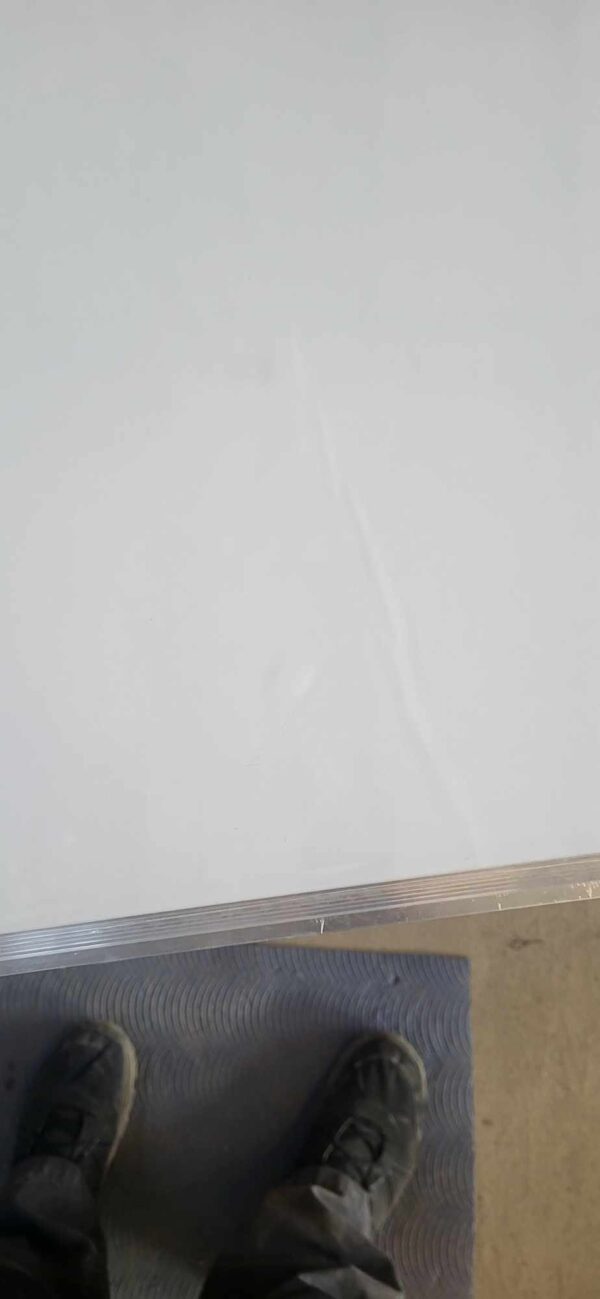 ÚJRACSOMAGOLT TERMÉK: Falra szerelhető írótábla, mágneses, alsó polccal, 60x90cm, fehér - Image 7