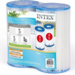 2 db-os Intex 29002 A típusú szűrőpatron készlet, medence vízszűrő szivattyúkhoz 28603/28604/28637/28638/28635/2863