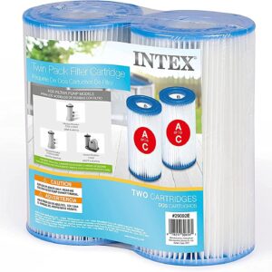 2 db-os Intex 29002 A típusú szűrőpatron készlet, medence vízszűrő szivattyúkhoz 28603/28604/28637/28638/28635/2863