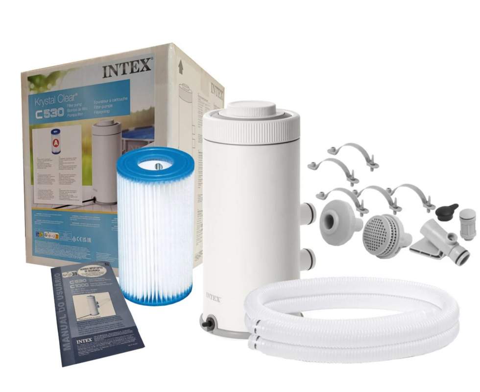 INTEX Szűrőszivattyú 26604, 2006 l/óra, Hydro Aeration technológiával, legfeljebb Ø366 cm-es medencékhez - Image 7