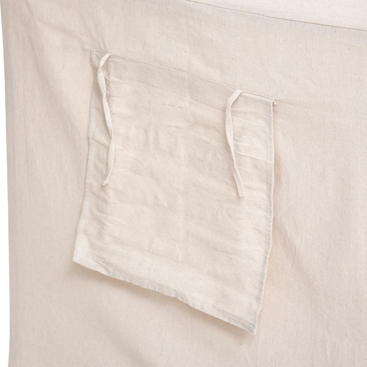 Casuta copii Atmosphera Safari, lemn de pin si panza textila, 77x115 cm, bej - Image 5