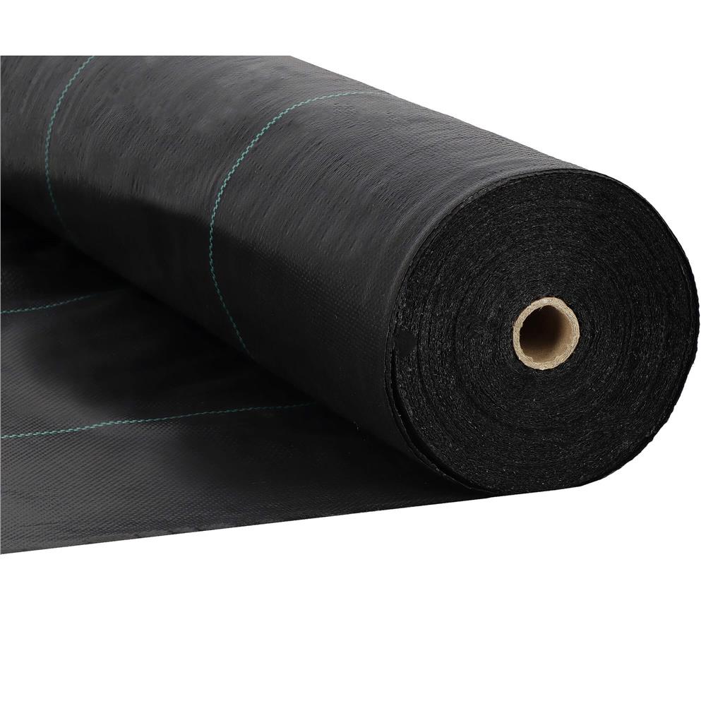 Agrotextil fólia talajtakarásra, gyomellenes, UV-szűrős, 100 x 0,8 méter, 70 g/m², fekete színű - Image 11