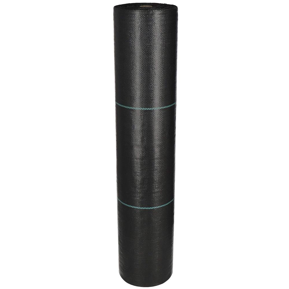 Agrotextil fólia talajtakarásra, gyomellenes, UV-szűrős, 100 x 0,8 méter, 70 g/m², fekete színű - Image 12