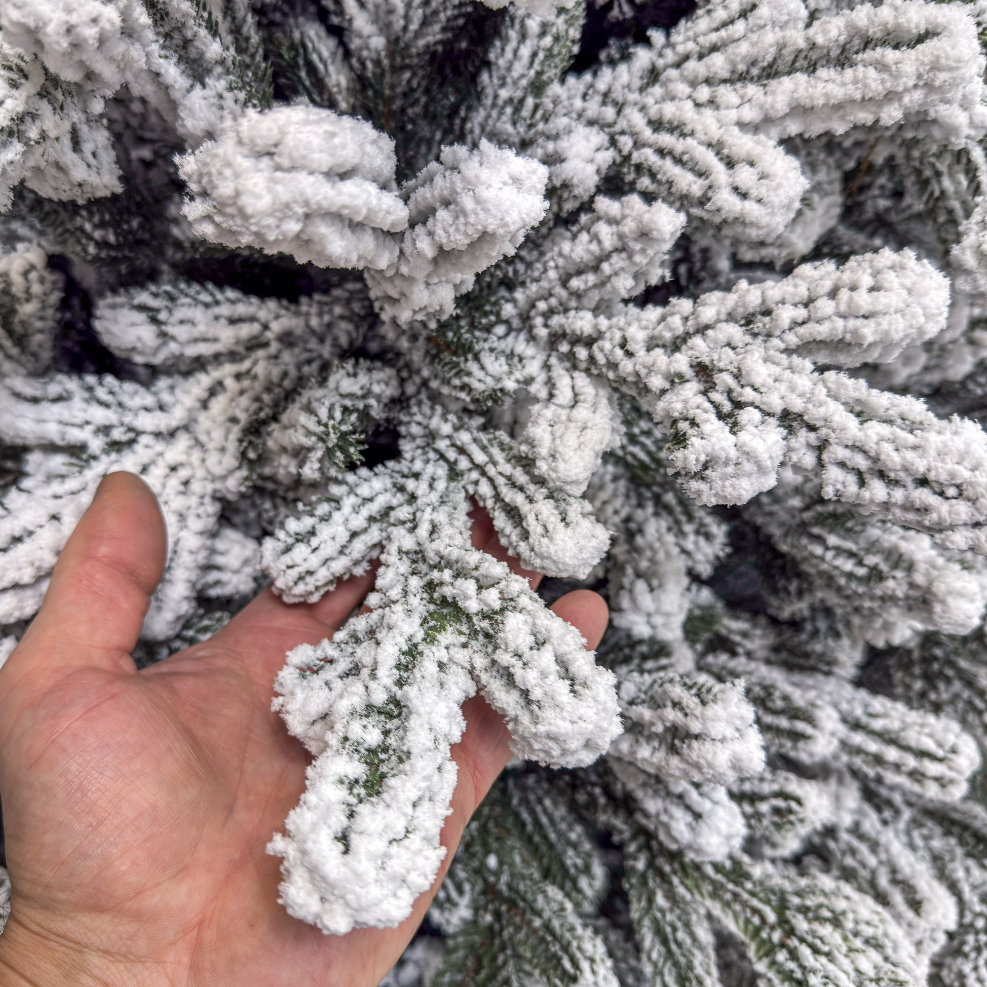 Mesterséges karácsonyfa Sersimo Alessandra Elite, havas, 2D+3D kevert tűkkel, 230 cm - Image 7