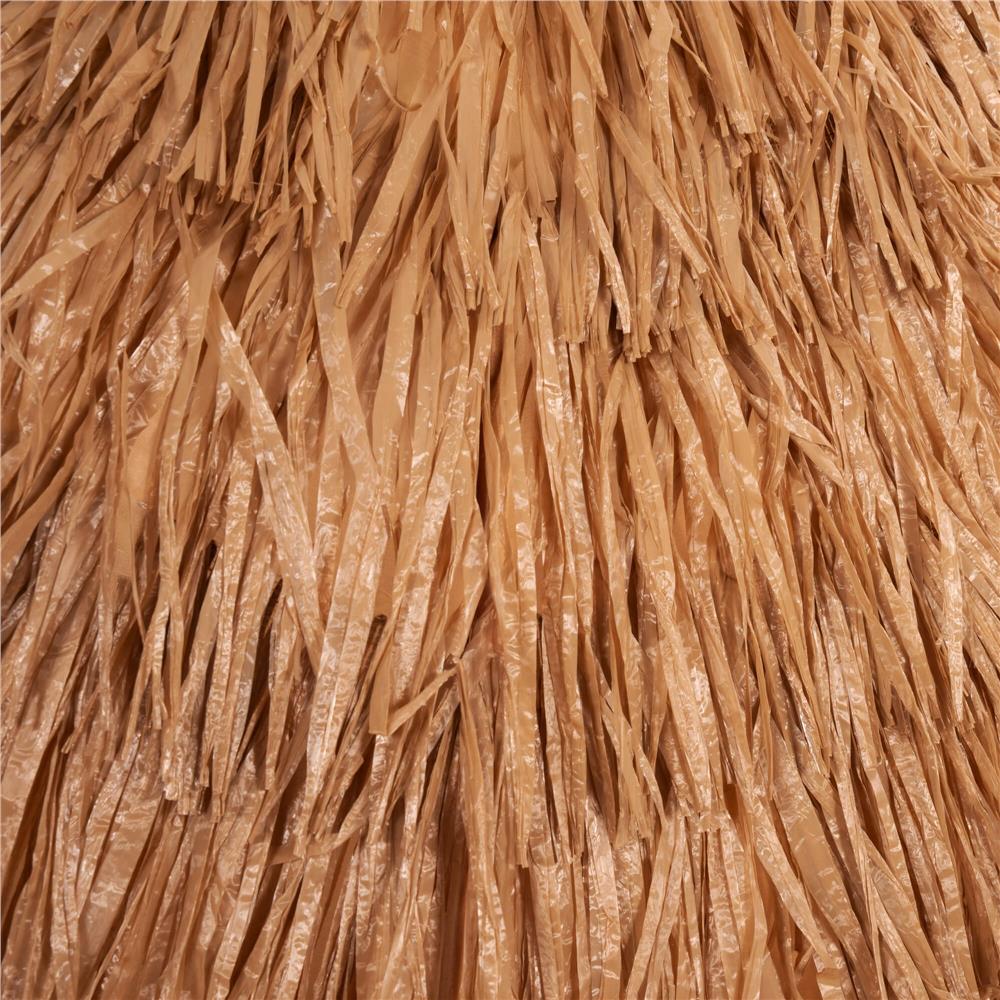 Összecsukható hawaii típusú strandernyő, állítható magassággal és dőlésszöggel, fém vázzal, 160 cm, barna - Image 13