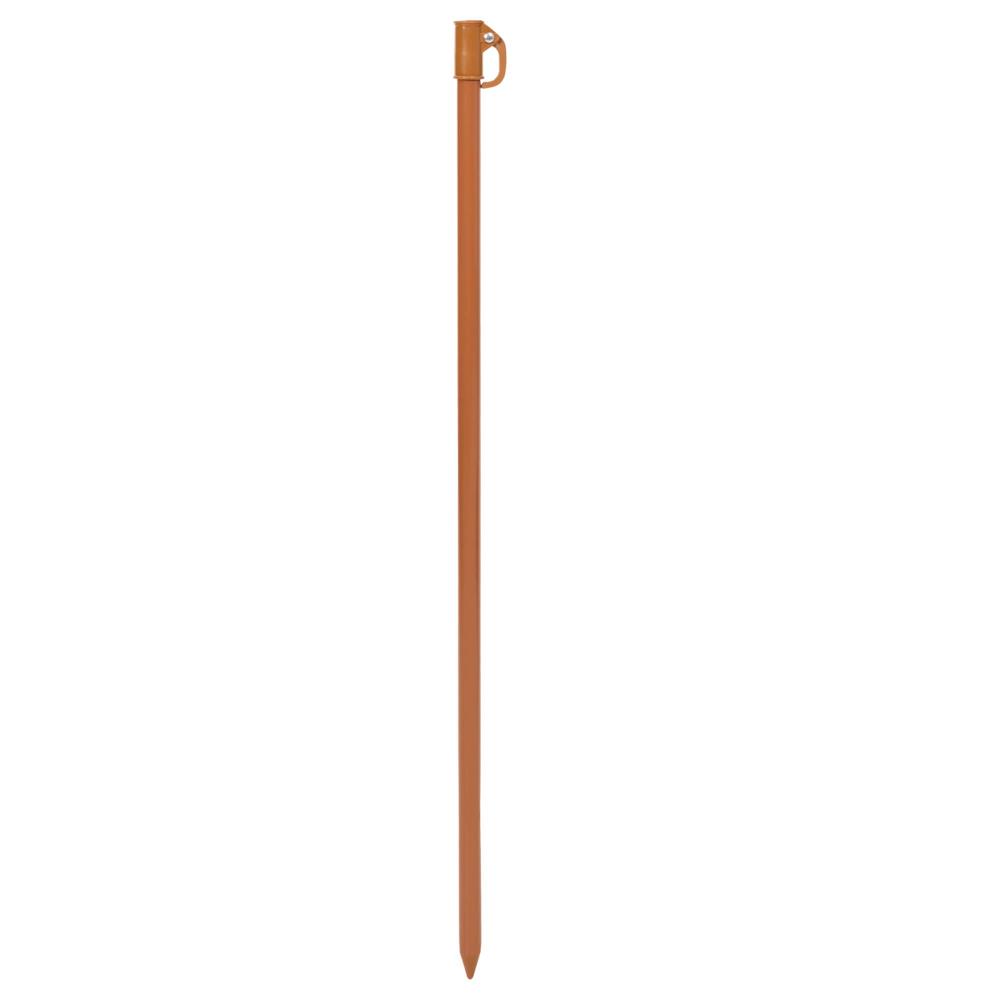 Összecsukható hawaii típusú strandernyő, állítható magassággal és dőlésszöggel, fém vázzal, 160 cm, barna - Image 25