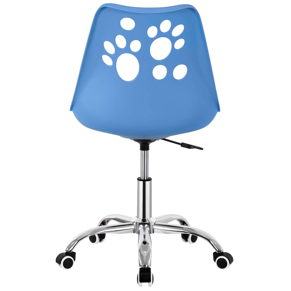 Ergonomikus irodai szék, hab ülőfelülettel, állítható magasságú, max. 120 kg, 90x49x48 cm, kék - Image 24