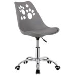Ergonomikus irodai szék, hab ülőfelülettel, állítható magasságú, max. 120 kg, 90x49x48 cm, szürke
