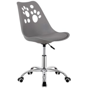 Ergonomikus irodai szék, hab ülőfelülettel, állítható magasságú, max. 120 kg, 90x49x48 cm, szürke