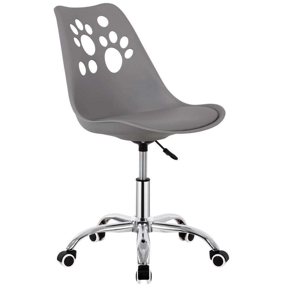 Ergonomikus irodai szék, hab ülőfelülettel, állítható magasságú, max. 120 kg, 90x49x48 cm, szürke
