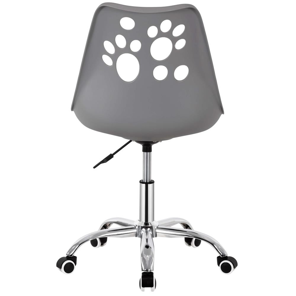 Ergonomikus irodai szék, hab ülőfelülettel, állítható magasságú, max. 120 kg, 90x49x48 cm, szürke - Image 14