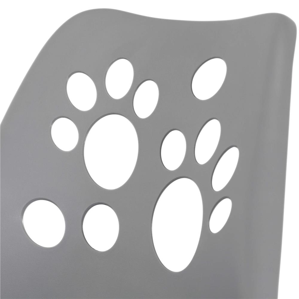 Ergonomikus irodai szék, hab ülőfelülettel, állítható magasságú, max. 120 kg, 90x49x48 cm, szürke - Image 21