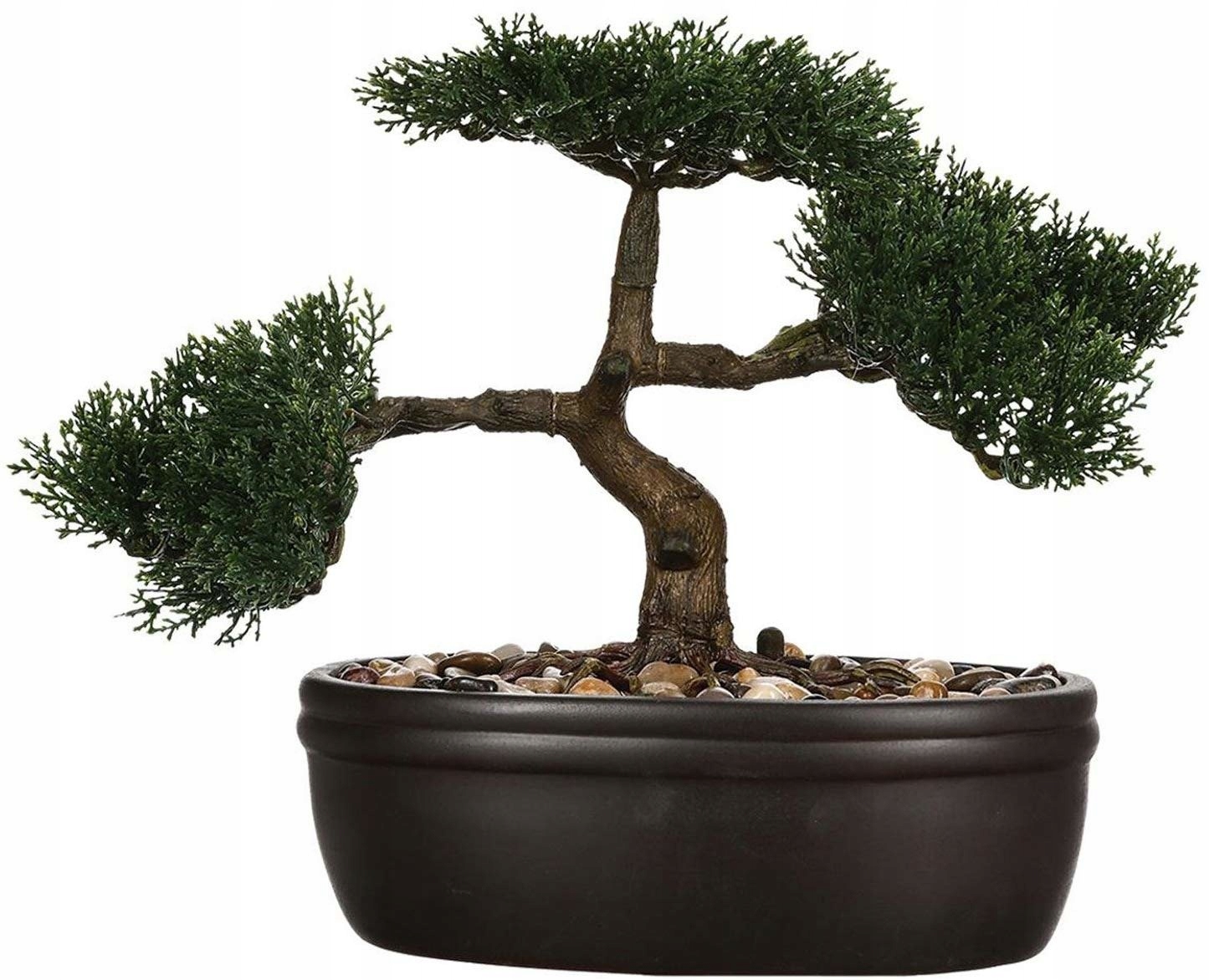 Atmosphera mesterséges bonsai kerámia cserépben, 32x16x23 cm, fekete - Image 4