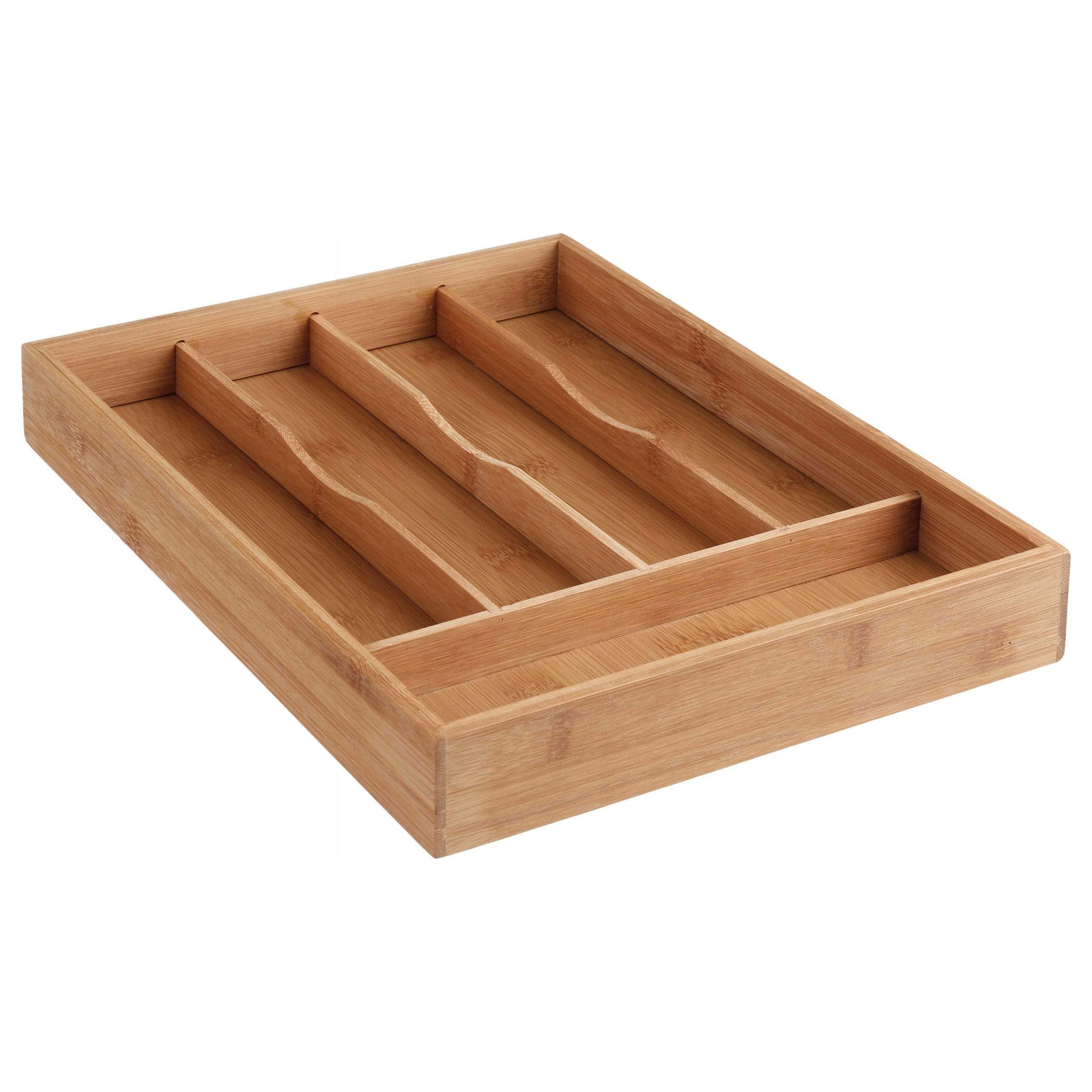 5Five Evoeszkoz rendszerezo bambuszbol es MDF-bol 5 rekesszel, 34x25 cm, termeszetes barna
