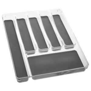5Five Tidy Smart evoeszkoz talca 6 rekesszel, TPE/PET, 32x40x5 cm, feher