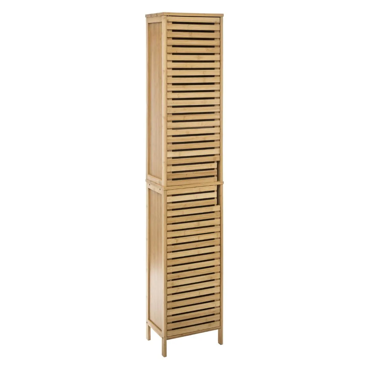 5Five Sicela allvany 5 polccal, bambusz, 33x28x168 cm, termeszetes szin