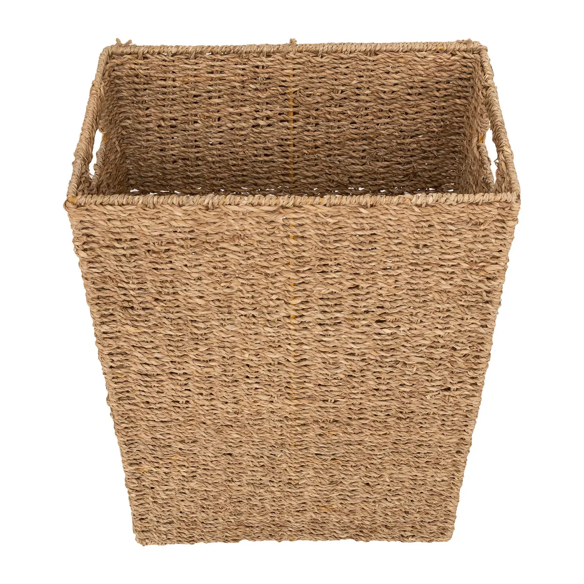 5Five szennyestartó kosár fonott nádból, fém vázzal, 40 liter, 37x22x55 cm, barna - Image 8