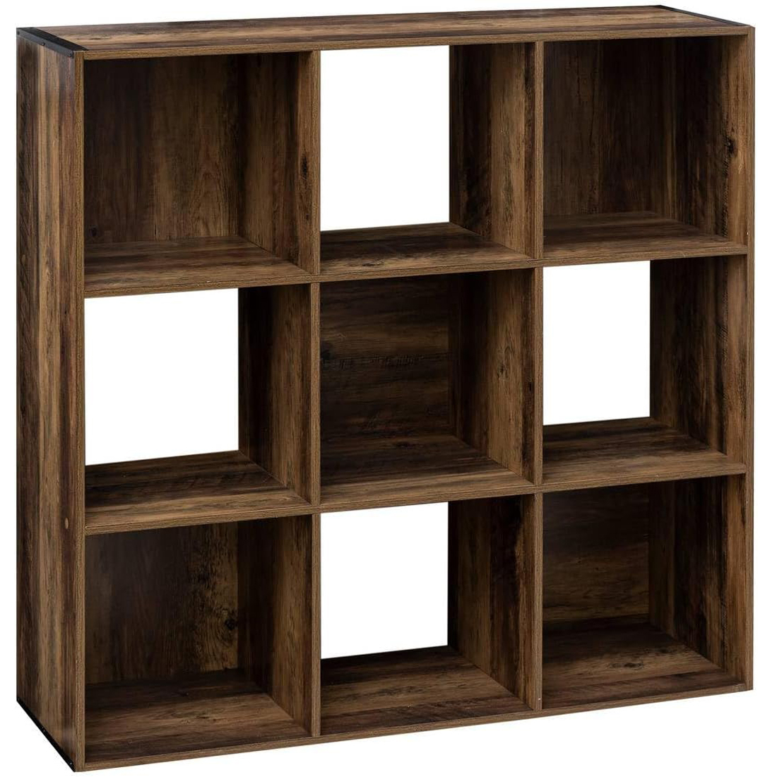 Mix n Modul Ceda könyvespolc 9 rekesszel, forgácslap, 101×32×101 cm, barna