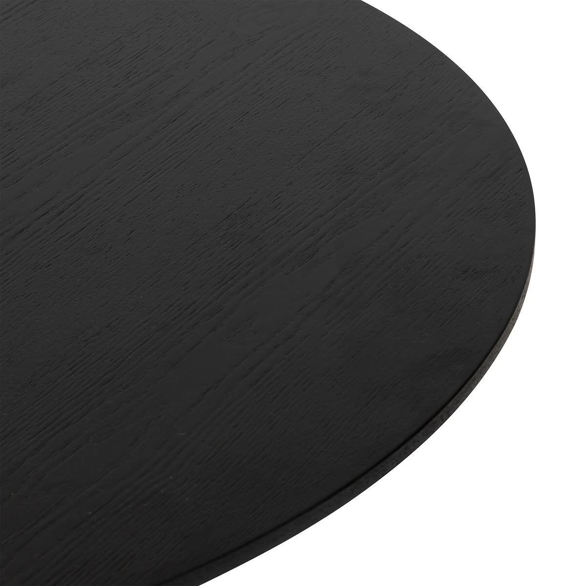 Atmosphera Elias kerek asztal, 102x76 cm, MDF és fém, fekete - Image 3