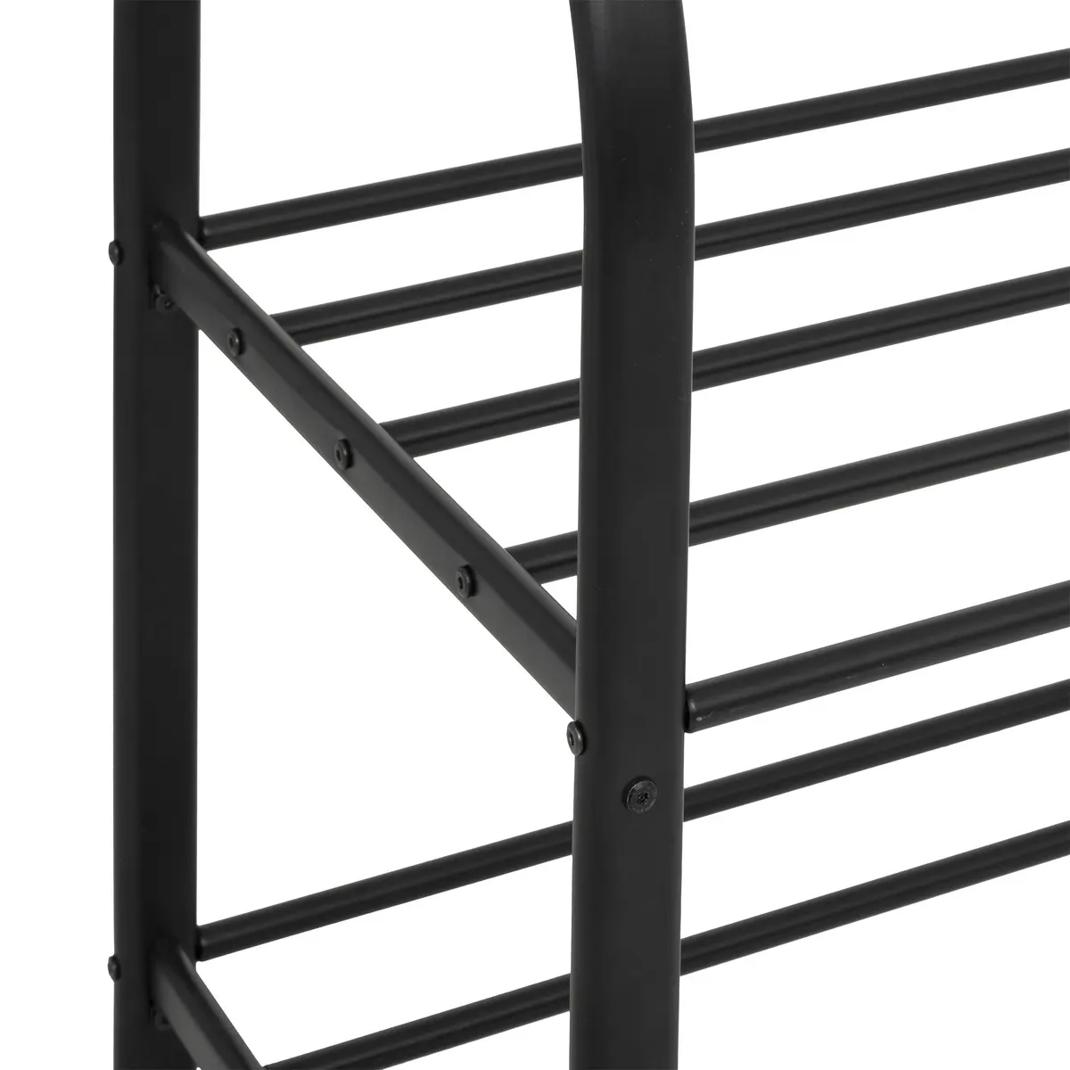 5Five Strongy ruhatartó állvány dupla rúddal és kerekekkel, acél, 117x50x170 cm, fekete - Image 2