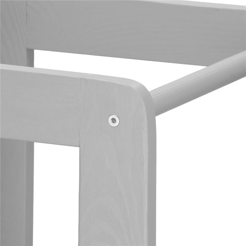 Tobbfunkcios fa tanulotorony allithato platformmal 3 magassagban, 90x39x44 cm, szurke - Image 15