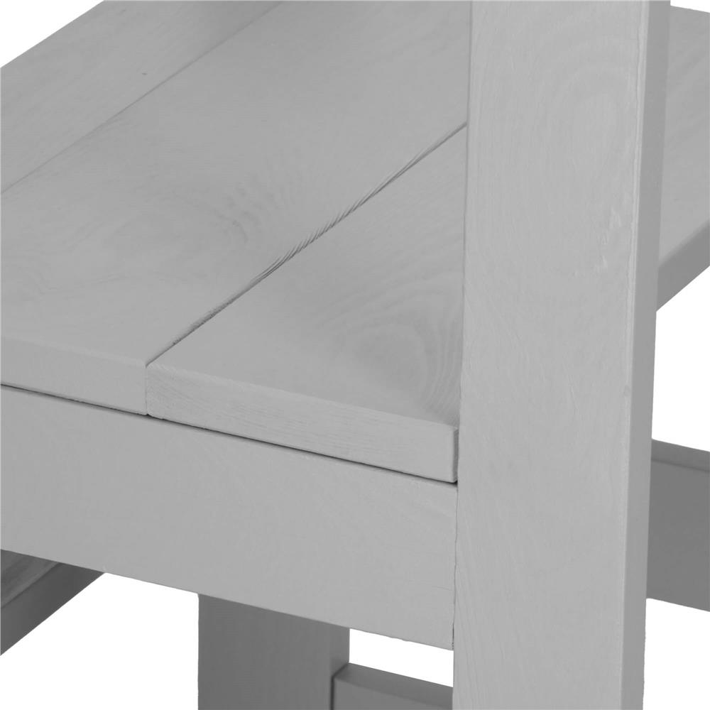 Tobbfunkcios fa tanulotorony allithato platformmal 3 magassagban, 90x39x44 cm, szurke - Image 16