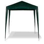 Kerti pavilon 200x200x240 cm, fém szerkezet, 90 g/m² PE tető, zöld színű