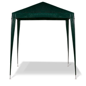 Kerti pavilon 200x200x240 cm, fém szerkezet, 90 g/m² PE tető, zöld színű