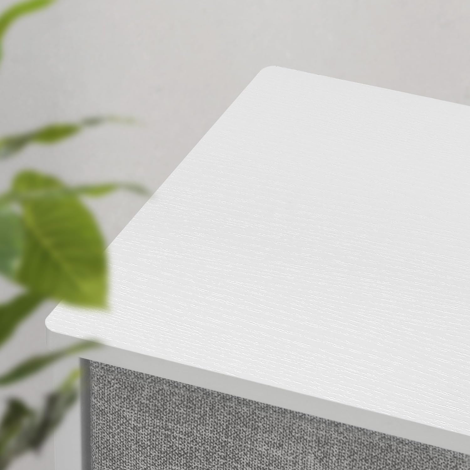 SONGMICS komód 8 textil fiókkal, fém vázzal és MDF lappal, 80x30x81 cm, szürke és fehér - Image 3