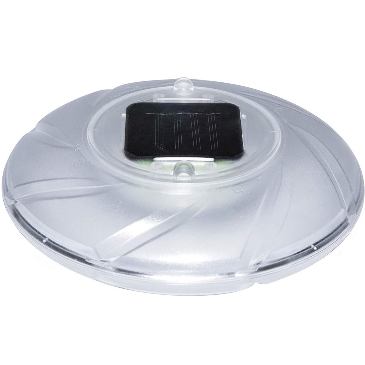 Bestway Flowclear 58111 úszó LED medencelámpa, többszínű, napelemes töltéssel