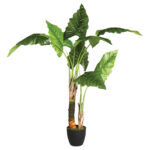 Atmosphera Banana tree műnövény cserépben, banánfa, 65x65x120 cm, zöld