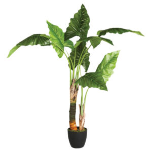 Atmosphera Banana tree műnövény cserépben, banánfa, 65x65x120 cm, zöld