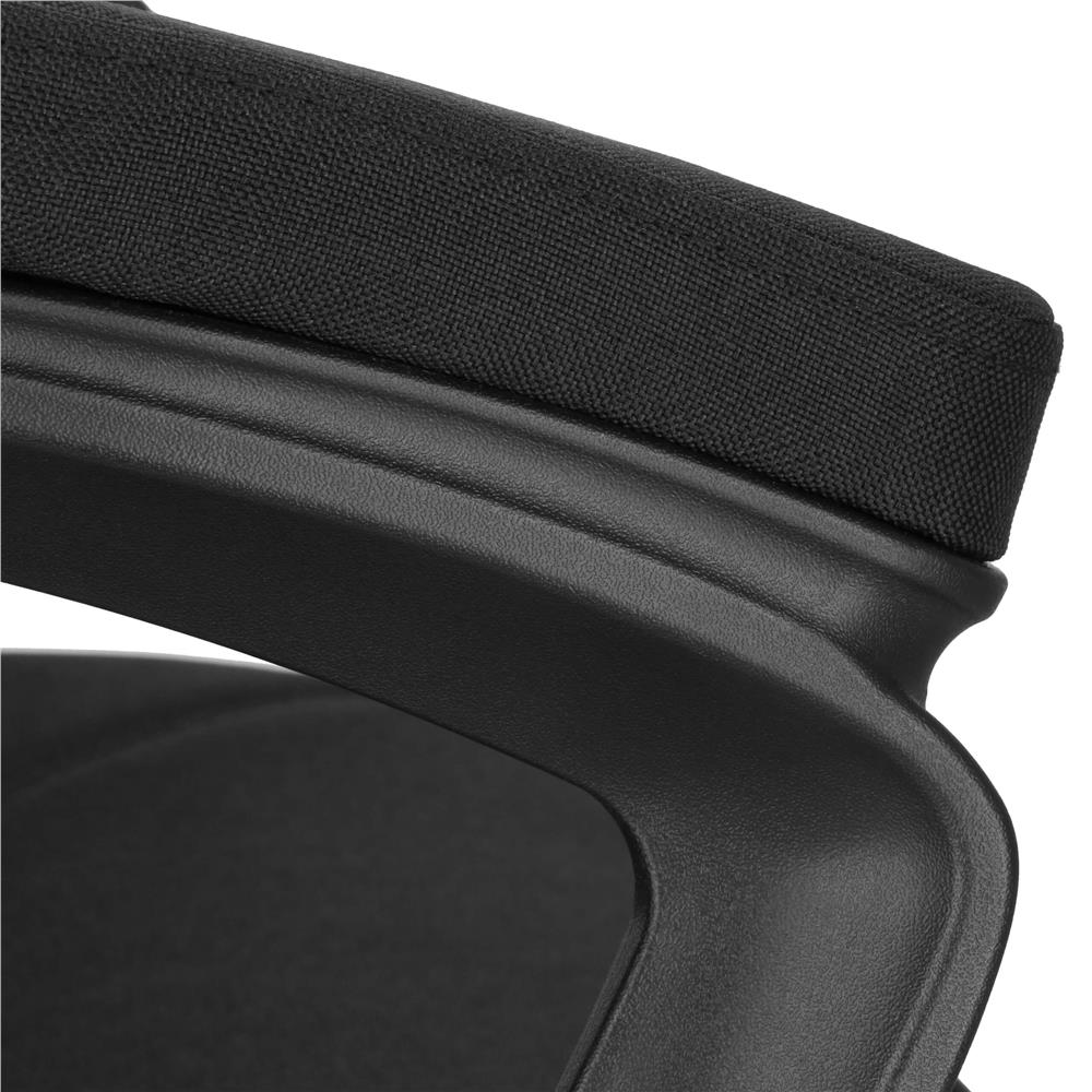 Ergonomikus irodai szék, magasságállítással, hintafunkcióval és deréktámasszal, 59x52x125 cm, fekete - Image 17