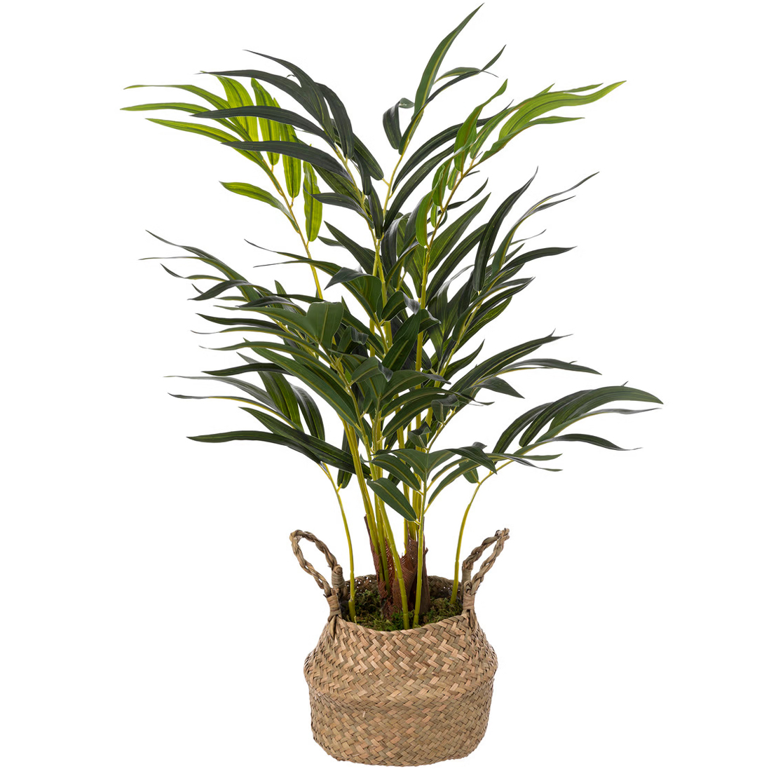 Atmosphera Palmier műnövény természetes hatású cserépben, 80 cm, zöld