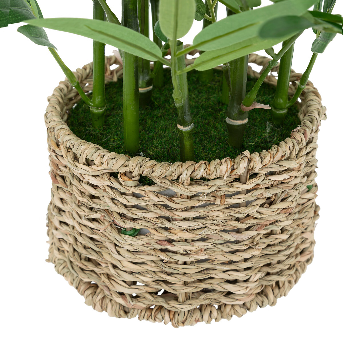 Bambusz műnövény természetes hatású cserépben, 46 cm, zöld - Image 3